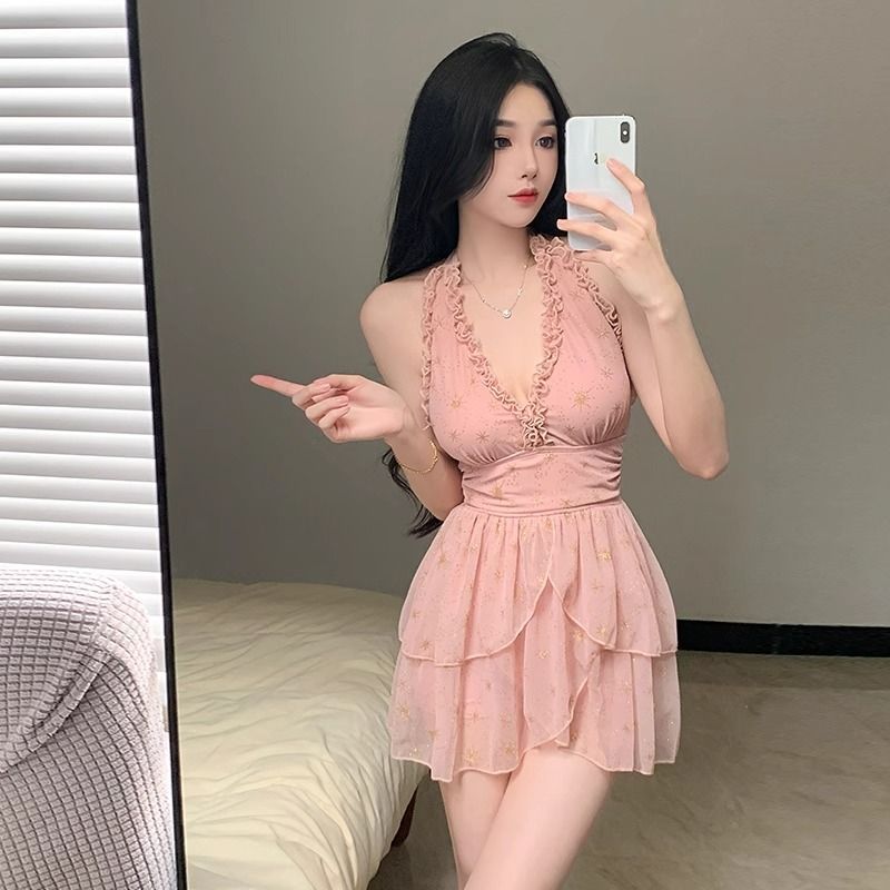 ชุดว่ายน้ำวันพีซแบบกระโปรงสำหร - Women'S Fashion บทวิจารณ์และราคา