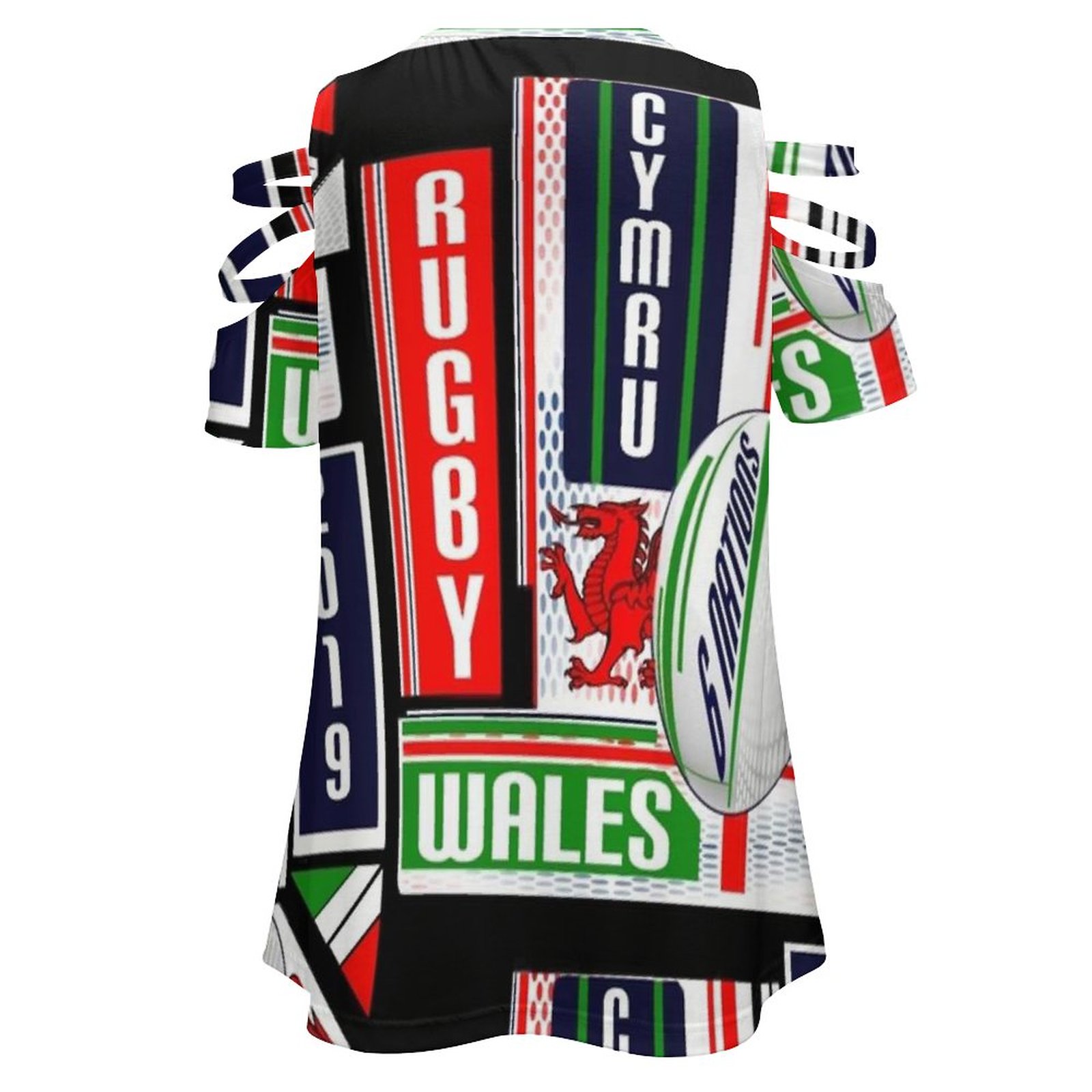 Cymru Welsh Wales รักบี้ทีม Dr - Women'S Fashion Rugby Top บทวิจารณ์และราคา