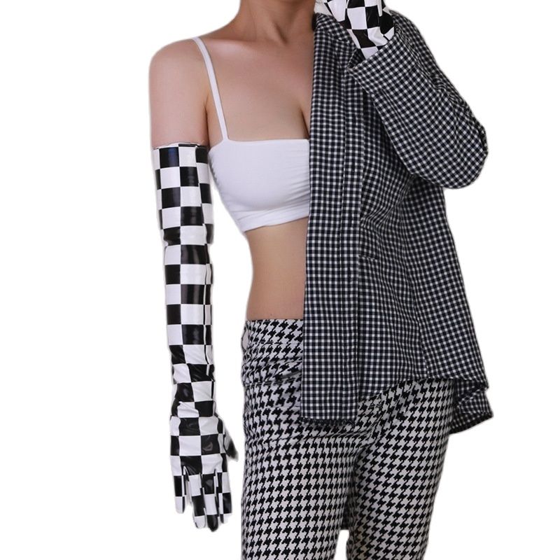 ถุงมือหนังสังเคราะห์ยาวพิเศษ 6 - Women Fashion Over 60 บทวิจารณ์และราคา