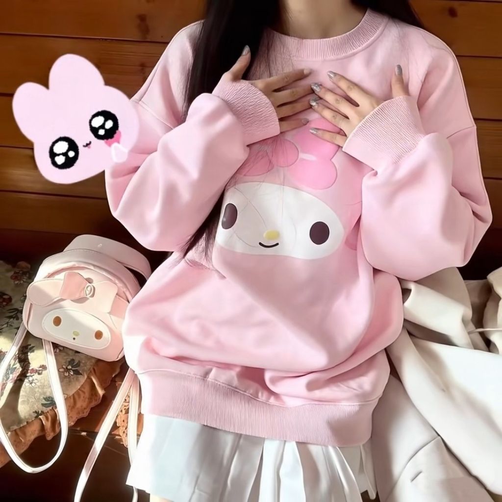 เสื้อฮู้ดดี้แขนยาวพิมพ์ลายซานร - Women'S Fashion Hoodie บทวิจารณ์และราคา