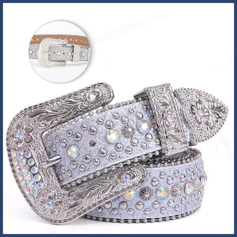 เข็มขัดประดับเพชรสไตล์ Y2K สำห - Fashion Women Belt บทวิจารณ์และราคา