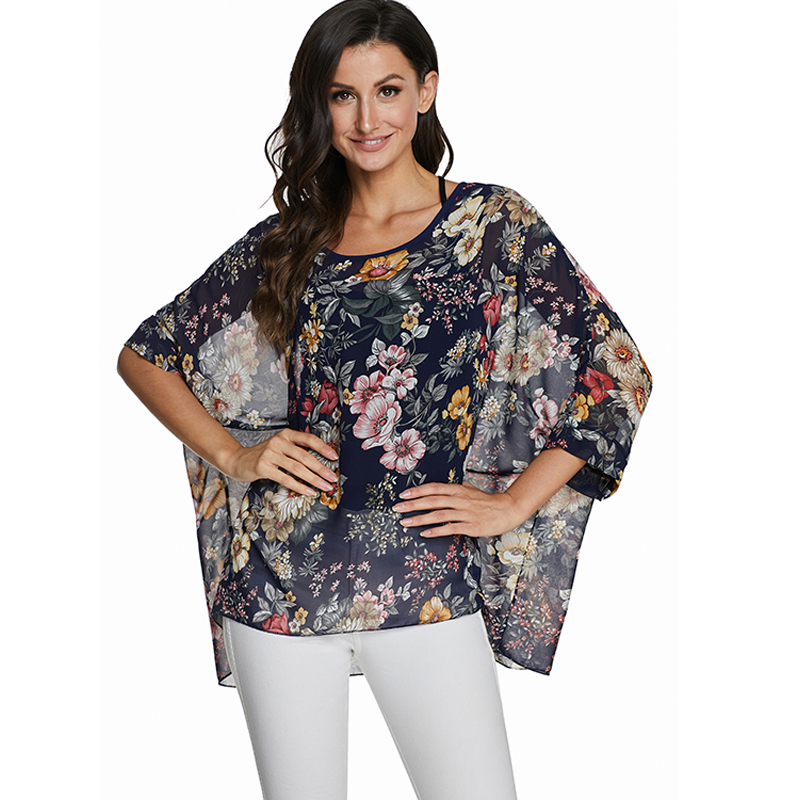 BHflutter camisas mujer 2020 แ - Women'S Fashion Kimono บทวิจารณ์และราคา
