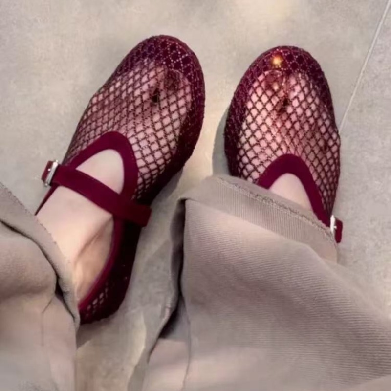รองเท้าแตะแบบสวมประดับเพชรทรงก - Women'S Fashion Sandals บทวิจารณ์และราคา