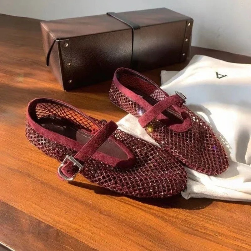 รองเท้าแตะแบบสวมประดับเพชรทรงก - Women'S Fashion Sandals บทวิจารณ์และราคา