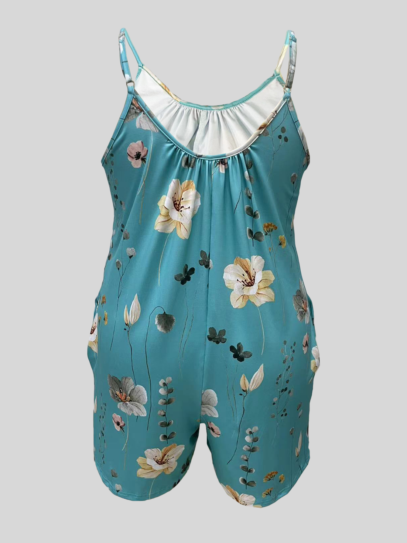 จั๊มสูทรอมเปอร์ Cami พิมพ์ลาย  - Lace Trim Cami บทวิจารณ์และราคา