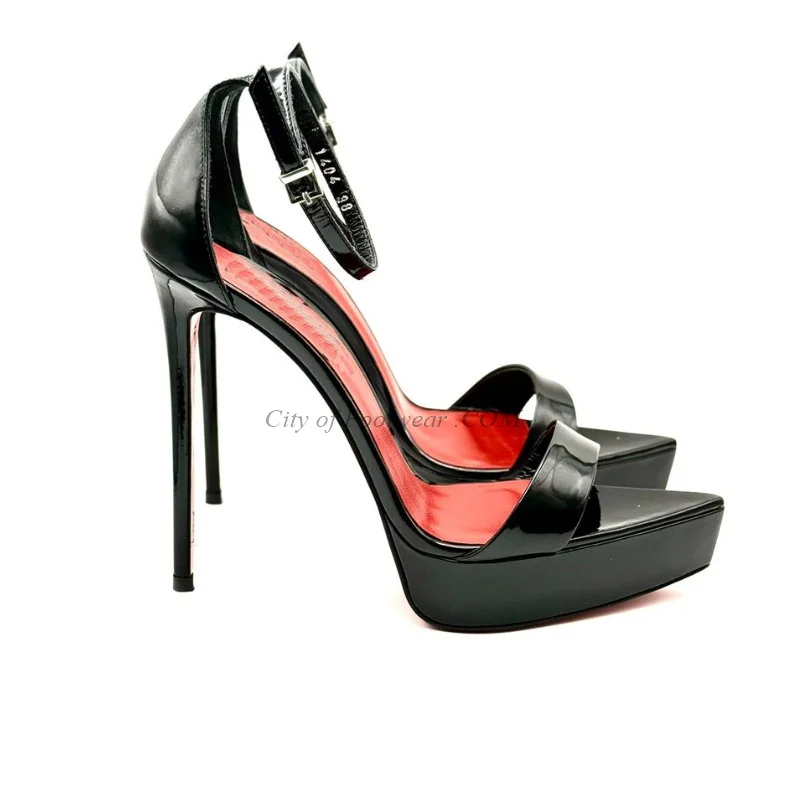 รองเท้าส้นสูงแบบแพลตฟอร์มหนังแ - Sale Fashion Women บทวิจารณ์และราคา