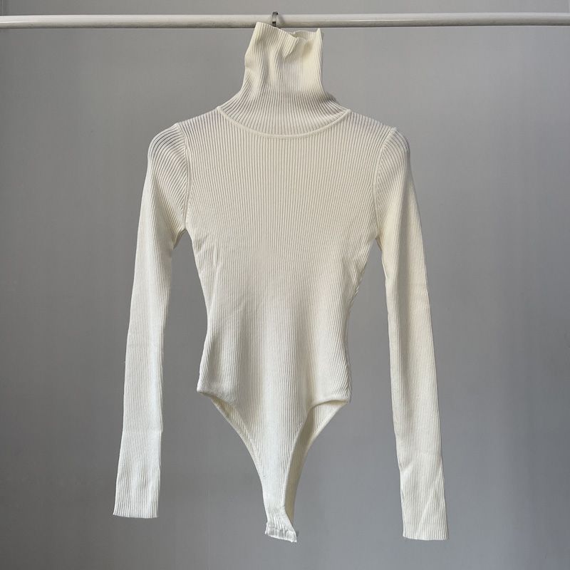 บอดี้สูทผู้หญิงแขนยาวแฟชั่นหรู - Turtleneck Bodysuit บทวิจารณ์และราคา
