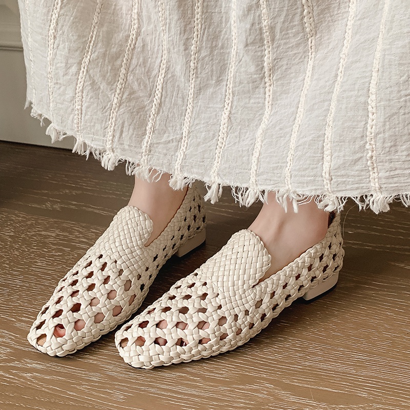 รองเท้าสานหนังแท้แฟชั่นสุดฮิตป - Sale Fashion Women บทวิจารณ์และราคา