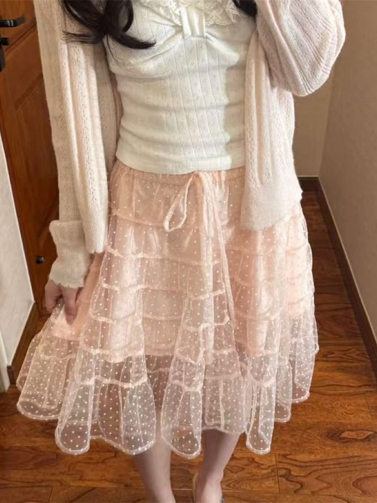 ชุดเซ็ต 3 ชิ้น เสื้อคาร์ดิแกนไ - Lace Trim Cami บทวิจารณ์และราคา