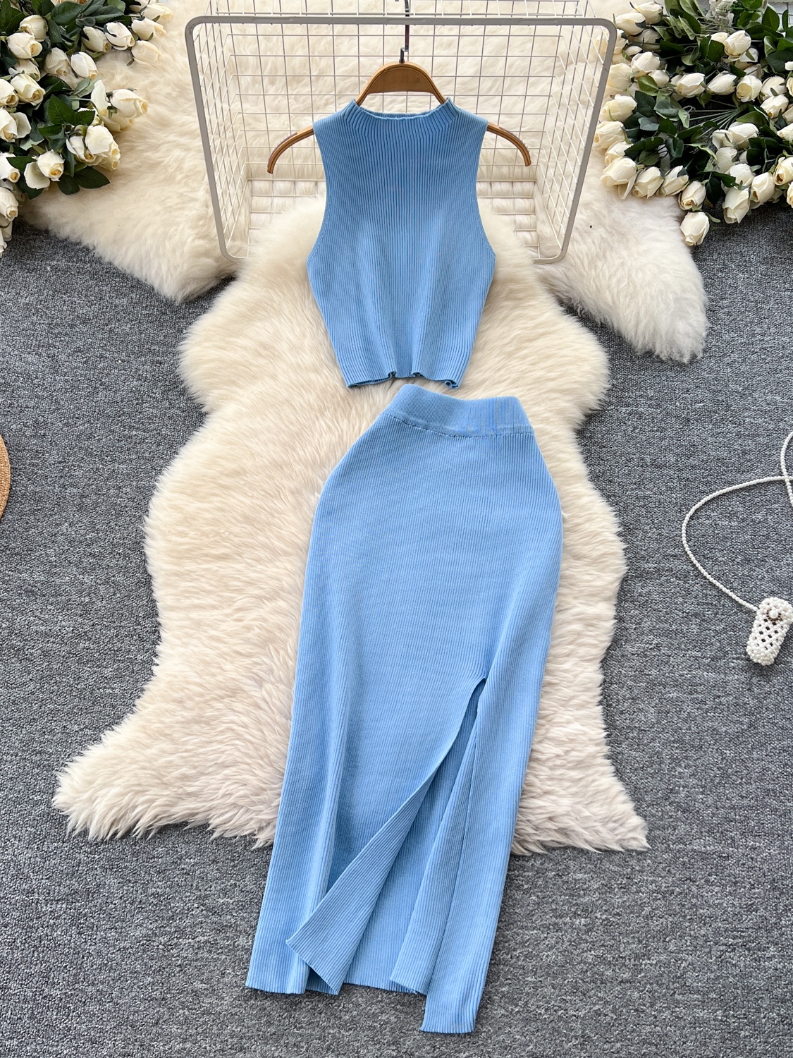 ชุดถักนิตติ้งเซ็กซี่สำหรับฤดูร - Women'S Young Fashion บทวิจารณ์และราคา