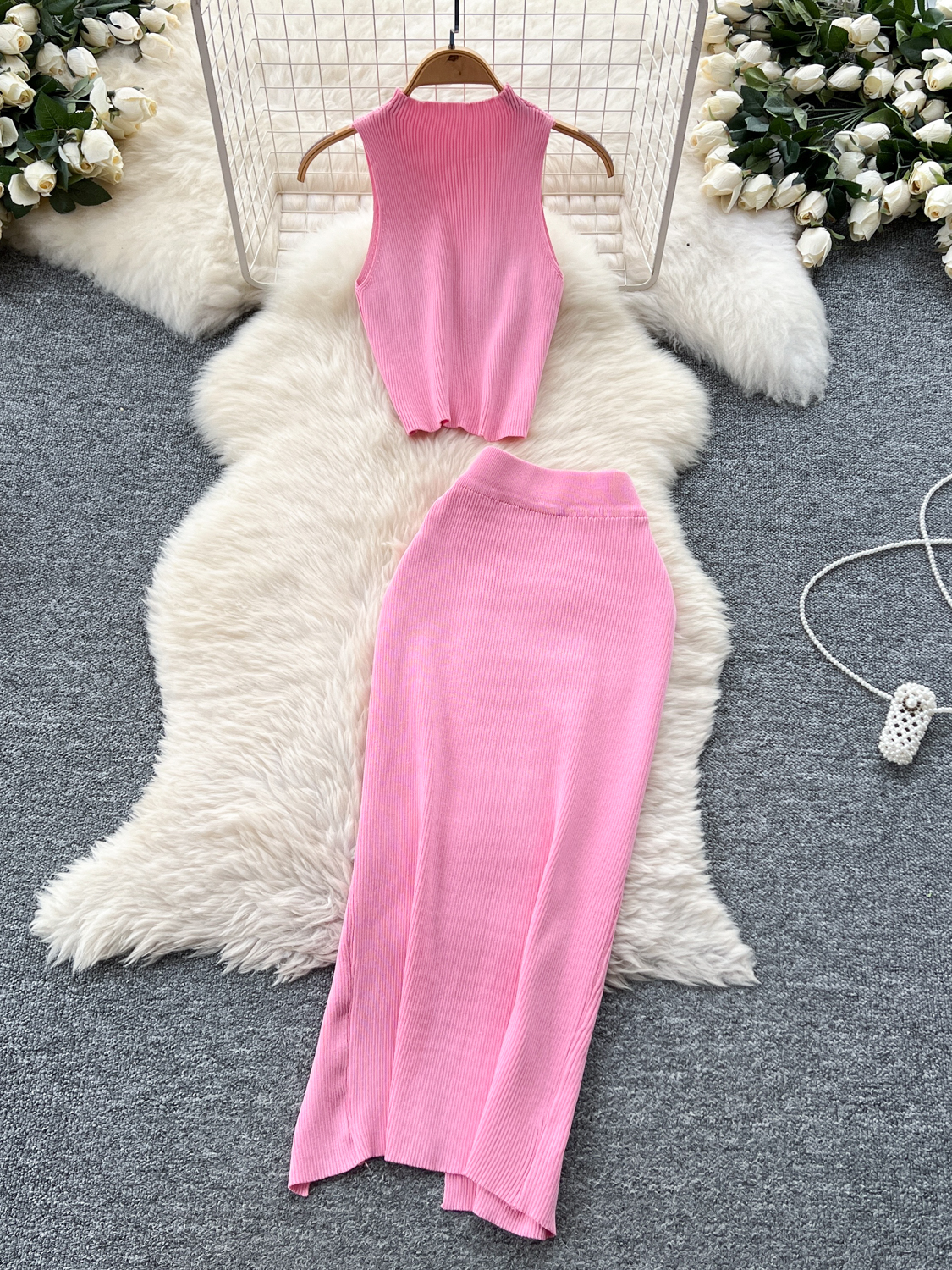 ชุดถักนิตติ้งเซ็กซี่สำหรับฤดูร - Women'S Young Fashion บทวิจารณ์และราคา