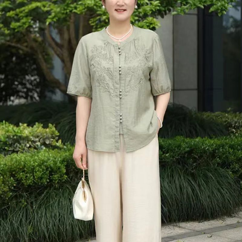 ชุดแม่แบบจีนปักลายใหม่ปี 2026  - Women Fashion Over 60 บทวิจารณ์และราคา