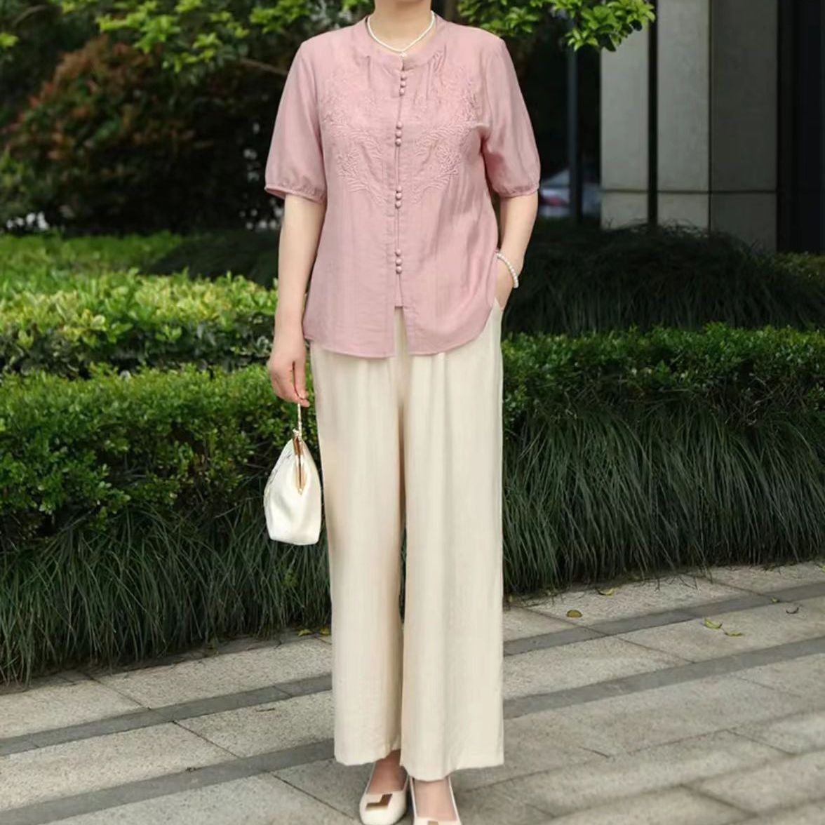 ชุดแม่แบบจีนปักลายใหม่ปี 2026  - Women Fashion Over 60 บทวิจารณ์และราคา