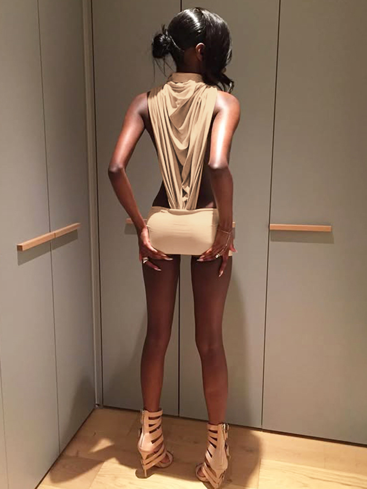 ชุดเซ็กซี่สองชิ้นแบบเว้าข้างสไ - Turtleneck Bodysuit บทวิจารณ์และราคา